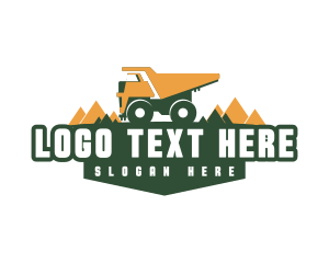 Industrial Transportation Truck Logo