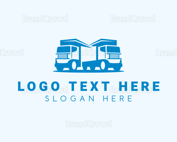 Delivery Truck Transportation Logo