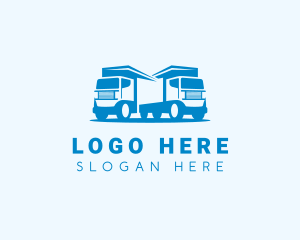 Delivery Truck - Delivery Truck Transportation logo design