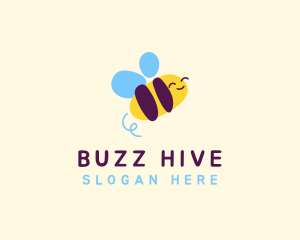 Happy Bee Nursery logo design