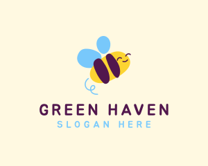 Happy Bee Nursery logo design