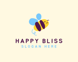 Happy Bee Nursery logo design