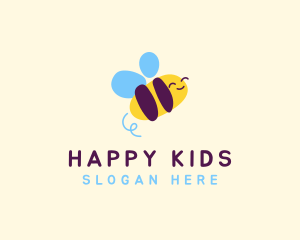 Happy Bee Nursery logo design