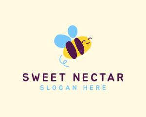 Happy Bee Nursery logo design