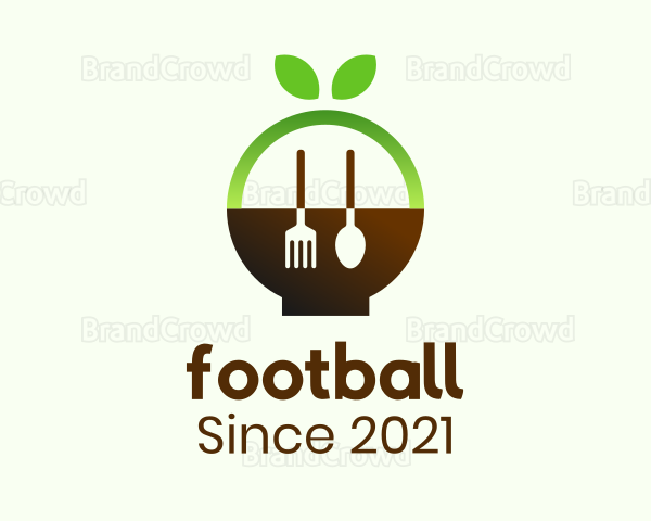 Organic Natural Restaurant Logo