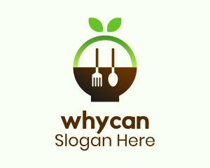 Organic Natural Restaurant Logo
