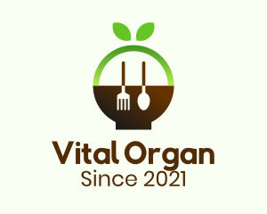 Organic Natural Restaurant logo design