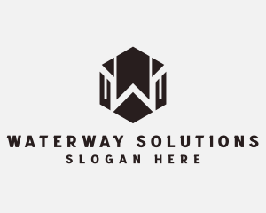 Industrial Real Estate Builder logo design