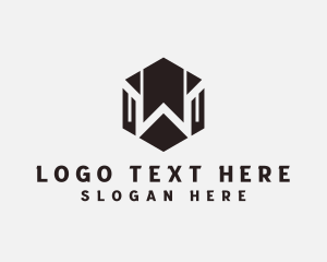 Hexagon - Industrial Real Estate Builder logo design