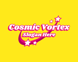 Cosmic Star Rave logo design