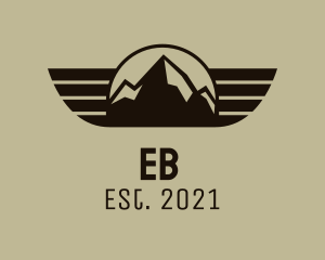 Explorer - Mountain Wings Adventure logo design