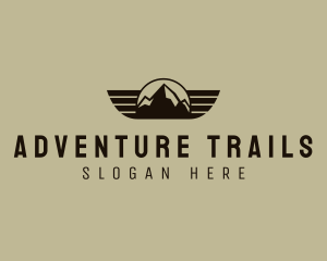 Mountain Wings Adventure logo design