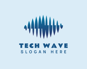 Frequency Wave Audio Technology logo design