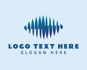 Technology - Frequency Wave Audio Technology logo design