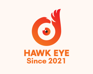 Phoenix  Eye Lens logo design