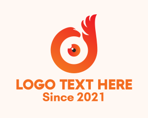 Visual Clinic - Phoenix  Eye Lens logo design