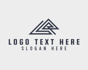 Minimal - Logistics Arrow Letter A logo design