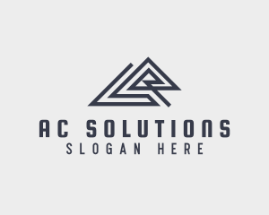 Logistics Arrow Letter A  logo design