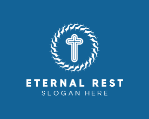 Cemetery - Holy Crucifix Church Ministry logo design