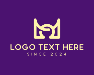 Digital - Abstract Tech Letter M logo design