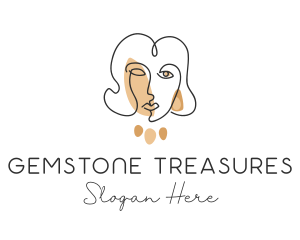 Feminine Lady Jewels logo design