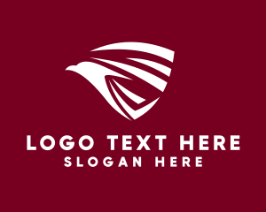 Beak - Eagle Bird Shield logo design
