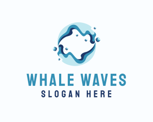 Abstract Water Wave logo design