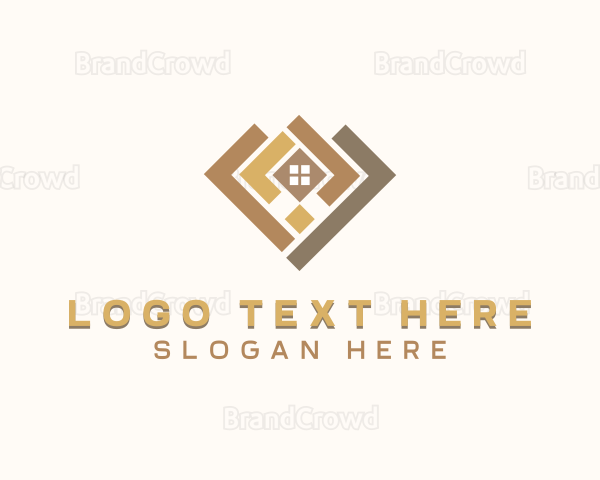 Floor Tiles Flooring Logo