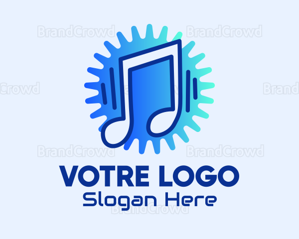 Digital Music Sound Engineer Logo