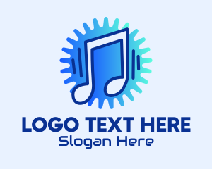 Online - Digital Music Sound Engineer logo design