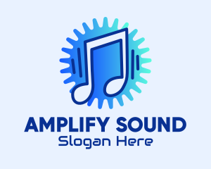 Digital Music Sound Engineer logo design