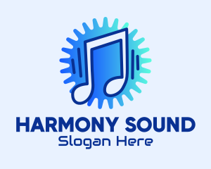 Digital Music Sound Engineer logo design