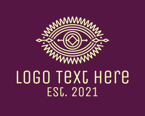 Ophthalmologist - Tribal Eye Surveillance logo design