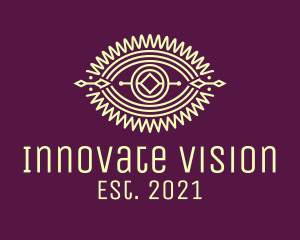 Tribal Eye Surveillance  logo design