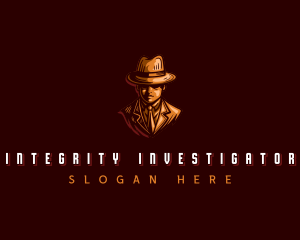 Mysterious Detective Investigator logo design