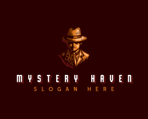 Mysterious Detective Investigator logo design