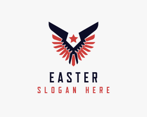 Wings - United States Eagle Star logo design