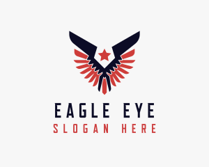 United States Eagle Star  logo design