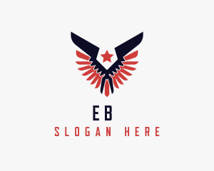 Veteran - United States Eagle Star logo design