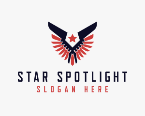 United States Eagle Star  logo design