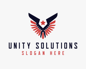 United States Eagle Star  logo design