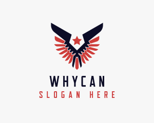 Patriotic - United States Eagle Star logo design