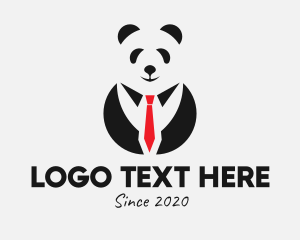 Tuxedo - Panda Tuxedo Attire logo design