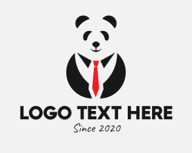 Employee - Panda Tuxedo Attire logo design