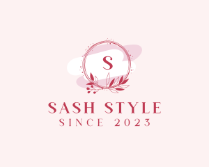 Floral Beauty Salon Cosmetics logo design