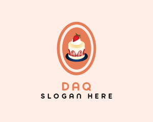 Sweet - Strawberry Shortcake Dessert logo design