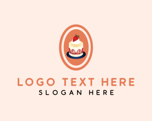 Strawberry Shortcake Dessert Logo