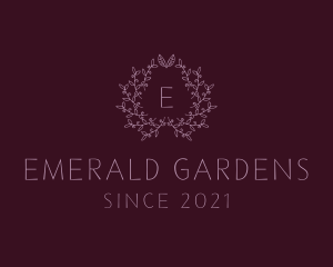 Elegant Leaf Garden  logo design