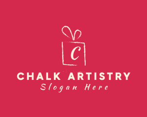 Chalk - Chalk Gift Holiday Present logo design