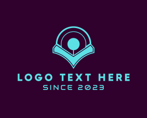 Online - Online Location Pin logo design